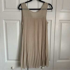 Montan Paris Womens Pleated Lined Dress Sz S Swing Date Night Coquette Girl